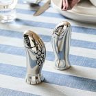 Sardine Metal Salt &amp; Pepper Shakers