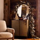 Faux Metallic Dried Eucalyptus Garland