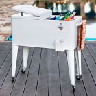 Permasteel 80 Qt. Portable Rolling Patio Cooler