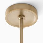 Bezel Perforated Metal Pendant (16")