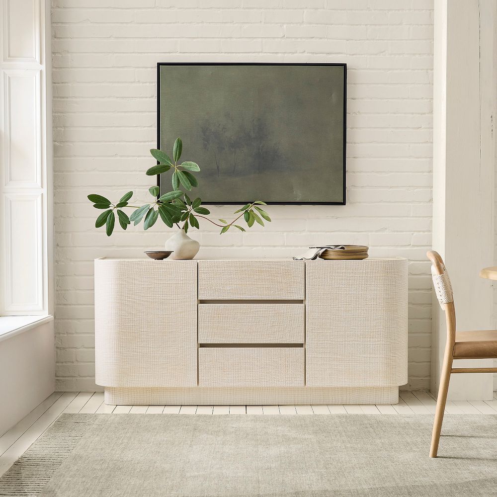 Solstice Painted Raffia Buffet (64