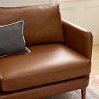 Auburn Leather Loveseat (70")