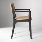 Damon Cafe Leather Dining Arm Chair