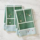 Embroidered Tennis Tea Towel (Set of 2)
