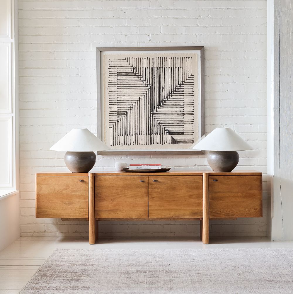Otto Solid Wood Media Console (80"-96") by West Elm