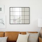 Open Box: Raven Window Metal Wall Mirror (28"W x 33"H) - Dark Bronze