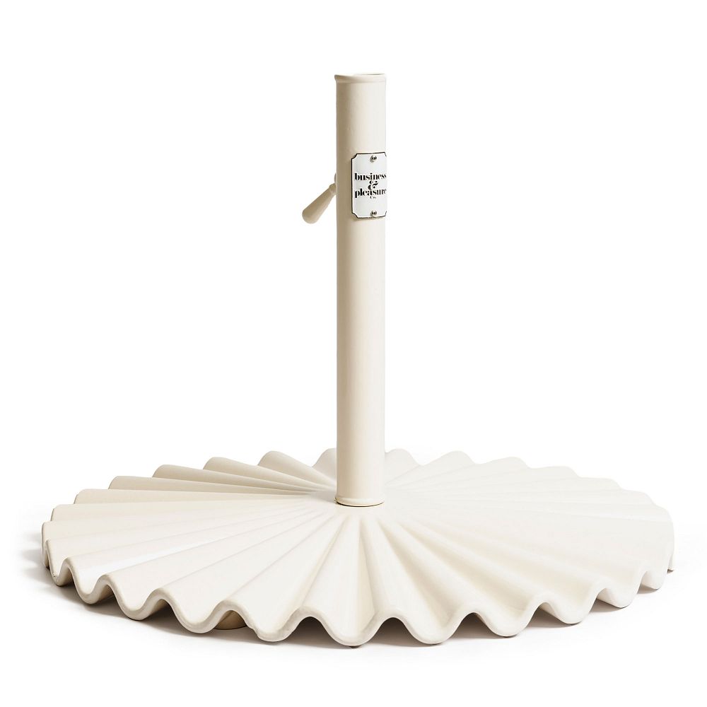 Business & Pleasure Co. Clamshell Base - Antique White, 55lbs