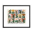Flower Friends Framed Wall Art by Leah Duncan