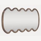 Swirl Ash Wood Wall Mirror
