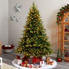 Faux Pre-Lit Multicolor Colorado Mountain Christmas Tree