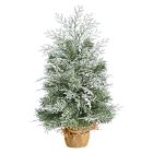 Faux Winter Frosted Christmas Tree