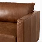 Melbourne Leather 2-Piece Bumper Chaise Sectional (116"&ndash;126")