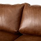 Melbourne Leather 2-Piece Bumper Chaise Sectional (116"&ndash;126")