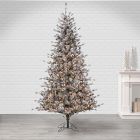 Pre-Lit Faux Flocked Scotch Tree (7.5')