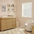 Curved Polished 2-Tier Shelf (32")