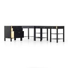 Hayward Modular Desk w/ File Cabinet (101")