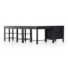 Hayward Modular Desk w/ File Cabinet (101")