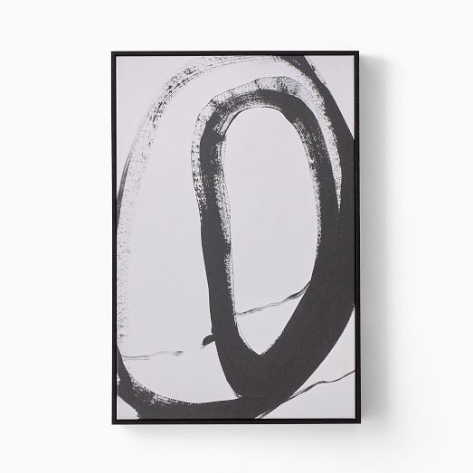 Minimal Ink Gesture Wall Art by West Elm