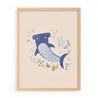 Sharky Cute Framed Wall Art by Minted for West Elm Kids