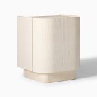 Open Box: Solstice Painted Raffia Nightstand (20") - Whitewash