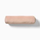 Open Box: Classic Cotton Velvet Bolster Pillow (6" x 20") - Adobe Rose