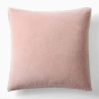 Open Box: Classic Cotton Velvet Pillow Cover (24" x 24") - Adobe Rose