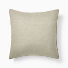 Open Box: European Flax Linen Pom Pom Euro Sham - Celadon