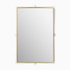 Open Box: Pierce & Ward Brass Wall Mirror