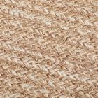 Woven Cable All Weather Rug Swatch, 12x12 Swatch, Natural