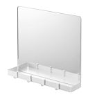 Open Box: Yamazaki Magnetic Mirror w/ Storage Rack - White