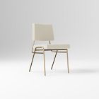 Open Box: Wire Frame Dining Chair - Twill Sand, Champagne Bronze