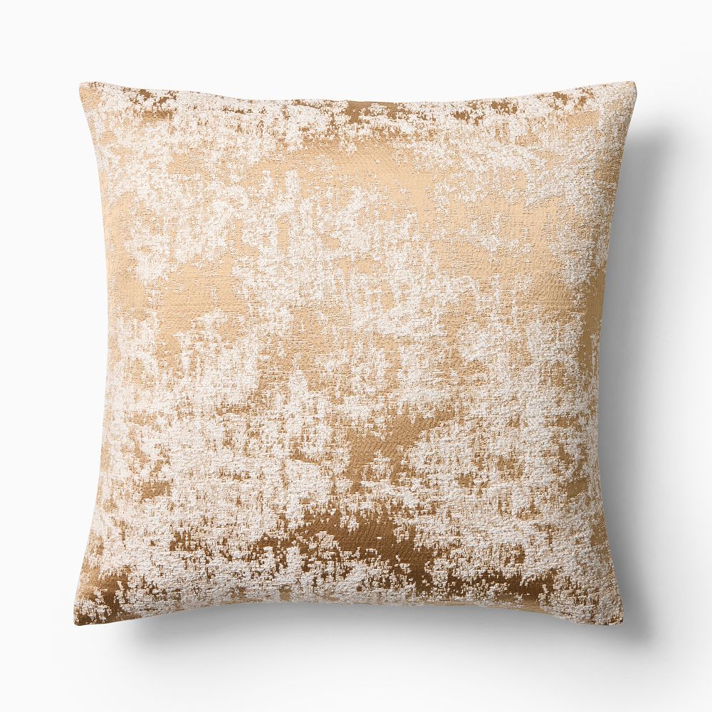 Abstract Jacquard Pillow Cover - Camel, 20x20