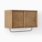 Open Box: Anton Bath Storage Cabinet, Burnt Wax, 24"x16"