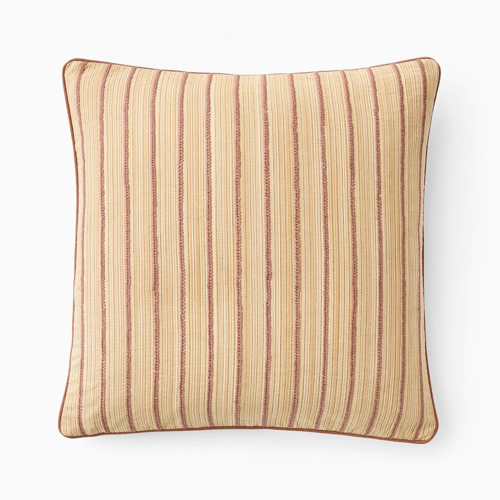 Pierce & Ward Filigree Stripe Pillow Cover