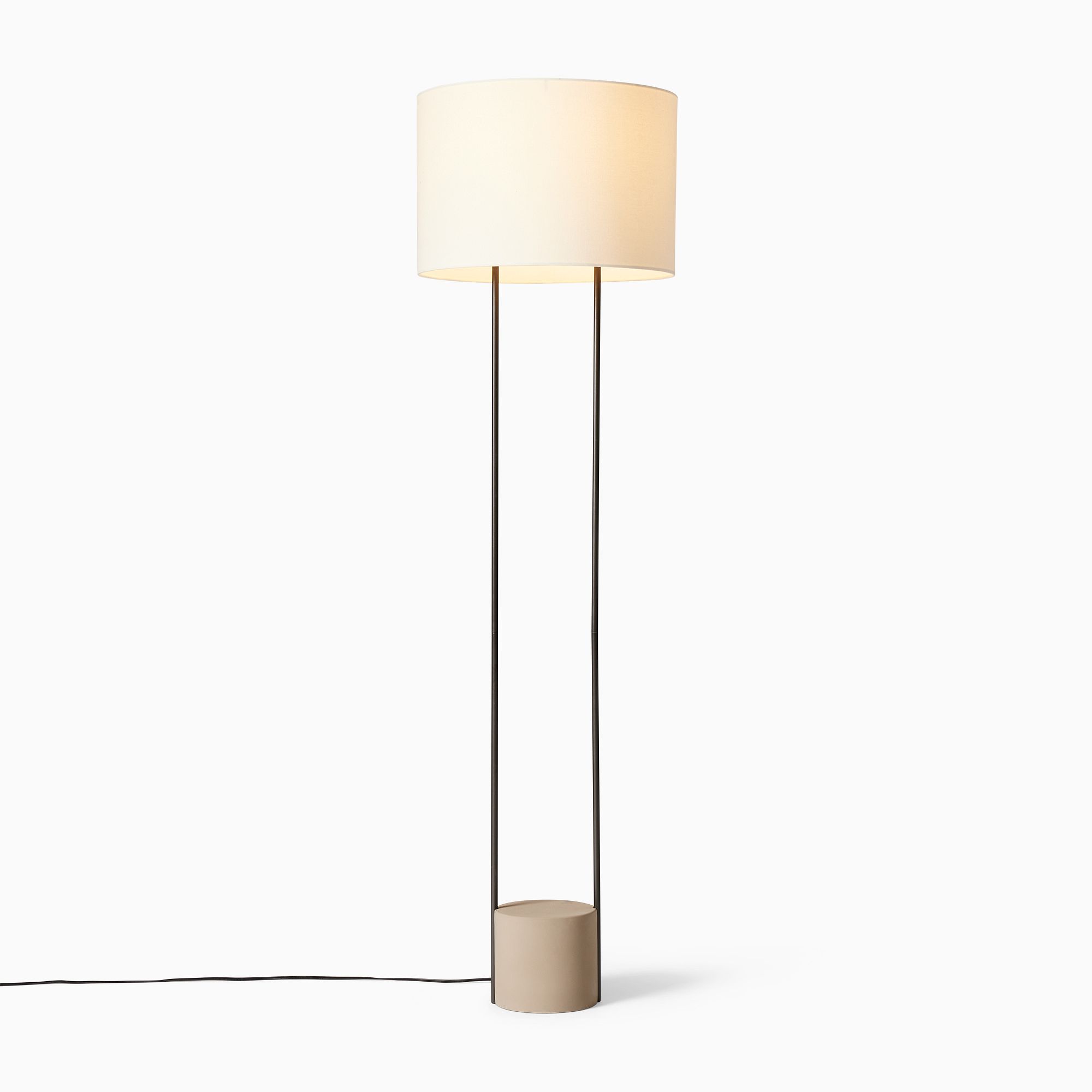 Industrial Outline Floor Lamp | West Elm