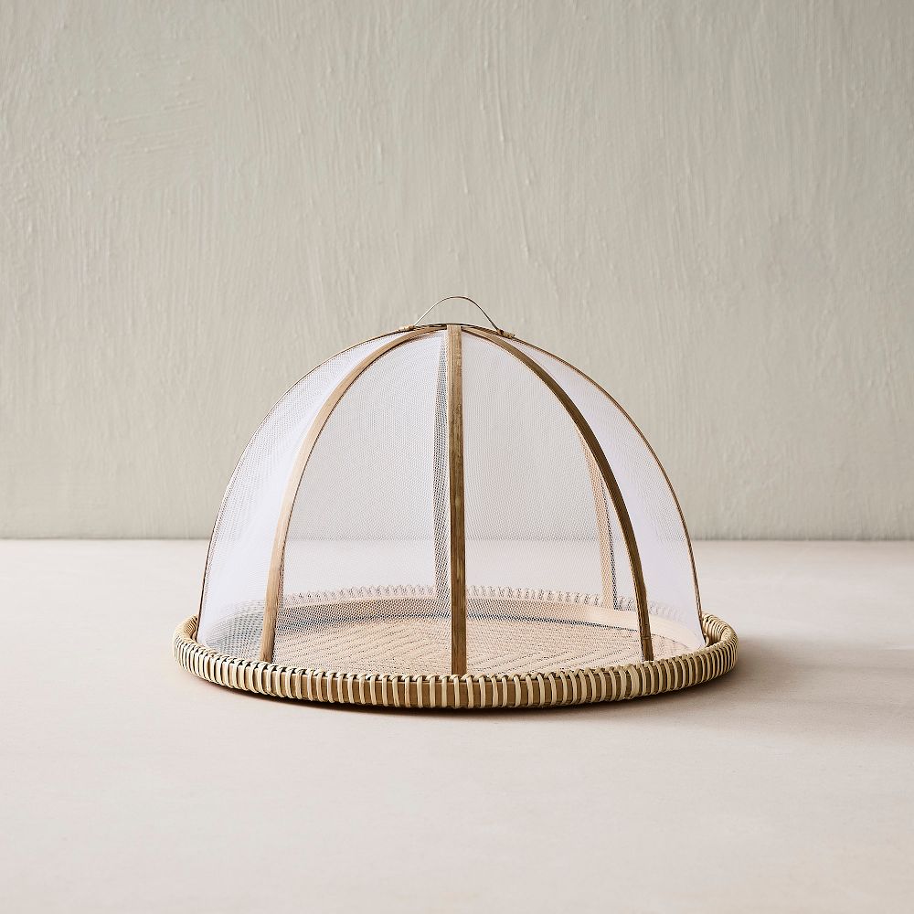 Screened Food Dome - Natural, L