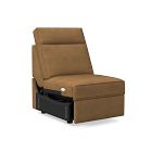 Open Box: Harris Leather Motion Armless Single Concealed Support Ludlow Leather Poly Sesame