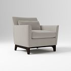 Open Box: Harvey Chair - Performance Chenille Tweed Silver, Black