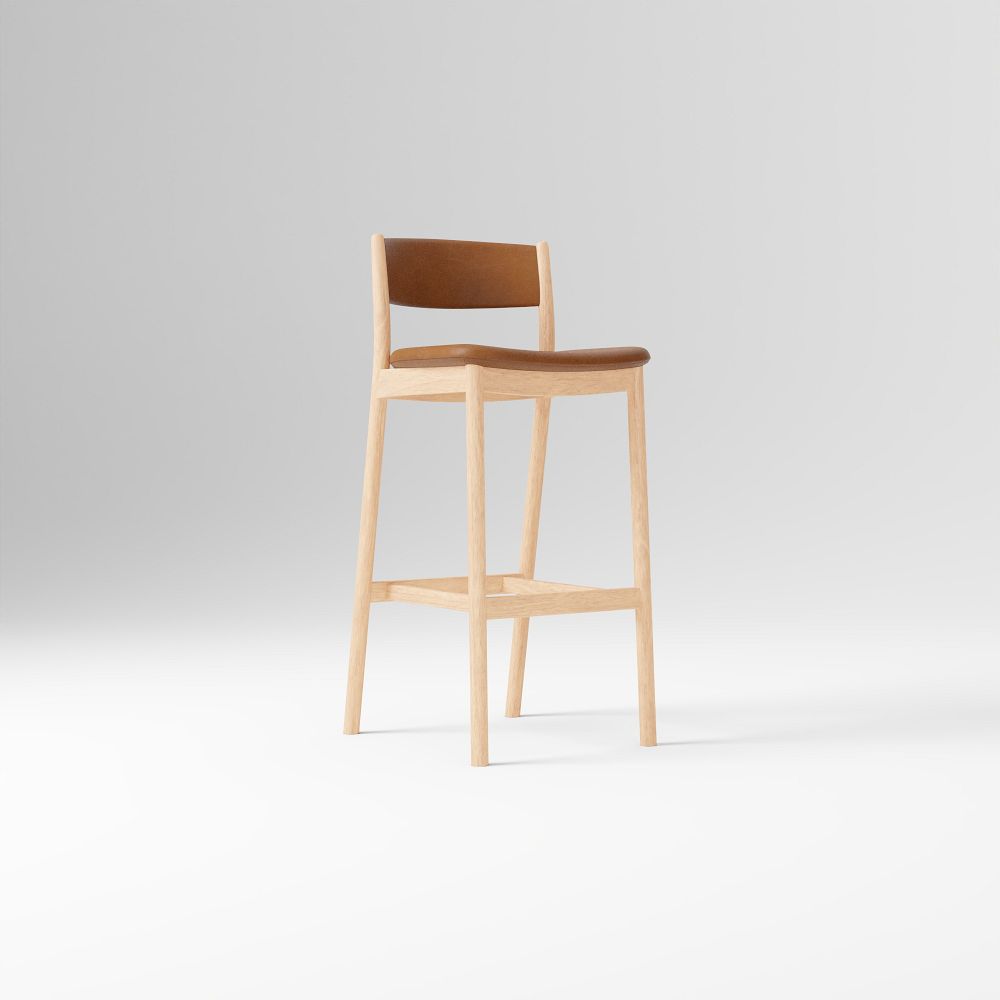 Marcus Samuelsson-Leather Sesame, Blonde, 30" height