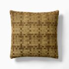 Outdoor Textured Checker Pillow