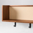 Douglas Solid Wood Tatami Entry Shelf with Hooks (42")