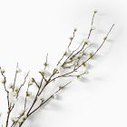 Faux White Blossom Branch