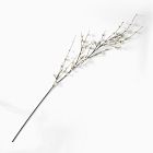 Faux White Blossom Branch