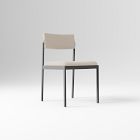 Open Box: Freeman Pivot Dining Chair - Performance Velvet Sand, Antique Textured Bronze/Champagne Bronze