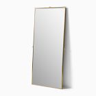 Pierce &amp; Ward Brass Floor Mirror