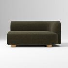 Open Box: Laurent Right-Arm 2 Seater Sofa - Performance Distressed Velvet Juniper, Blonde