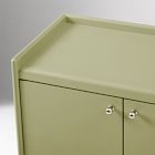 Emma Chamberlain Lacquer Wrapped Storage Cabinet (26")