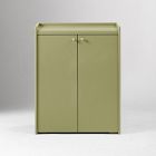 Emma Chamberlain Lacquer Wrapped Storage Cabinet (26")