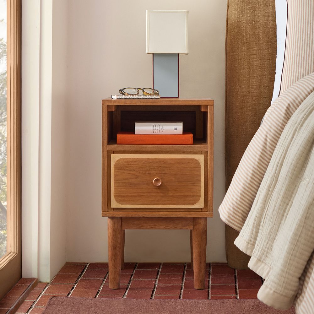 Emma Chamberlain Two-Tone Nightstand (14") by West Elm