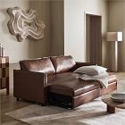 Whitman Leather Trundle Sleeper Sofa (82")
